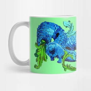 Floral Pangolin Mug